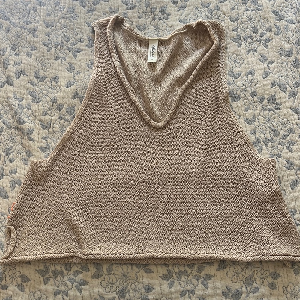 Knitted tank top